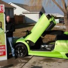 Man Wins Lamborghini, Man Crashes Lamborghini